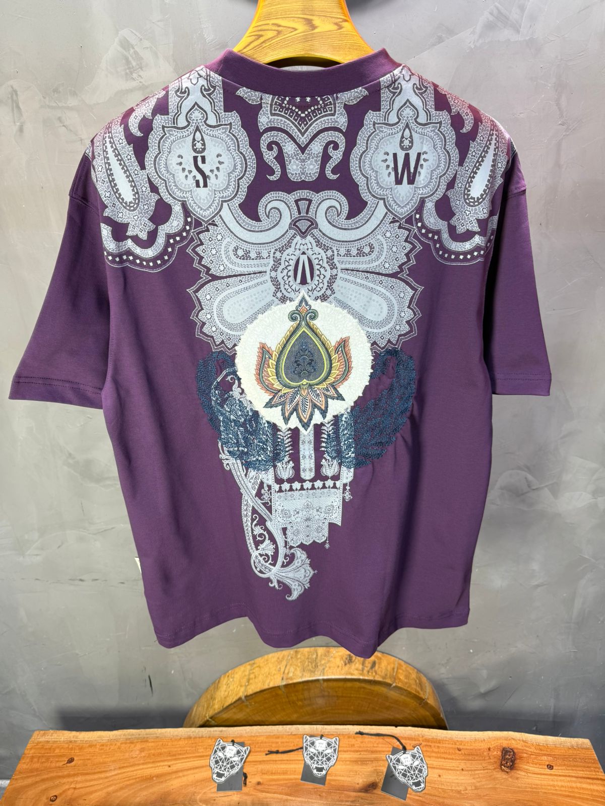 T-Shirt Move Oversize Broderie Paisley Baroque SAW 5112