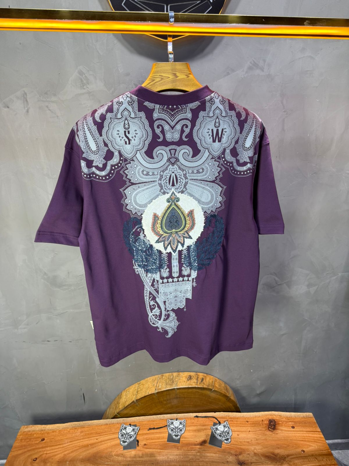 T-Shirt Move Oversize Broderie Paisley Baroque SAW 5112
