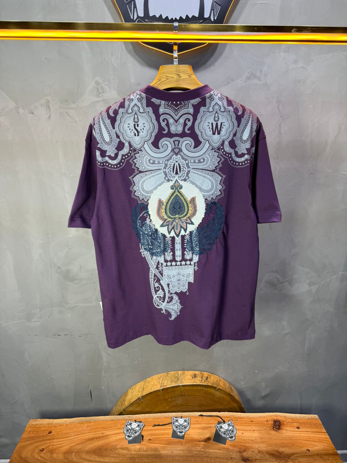 T-Shirt Move Oversize Broderie Paisley Baroque SAW 5112