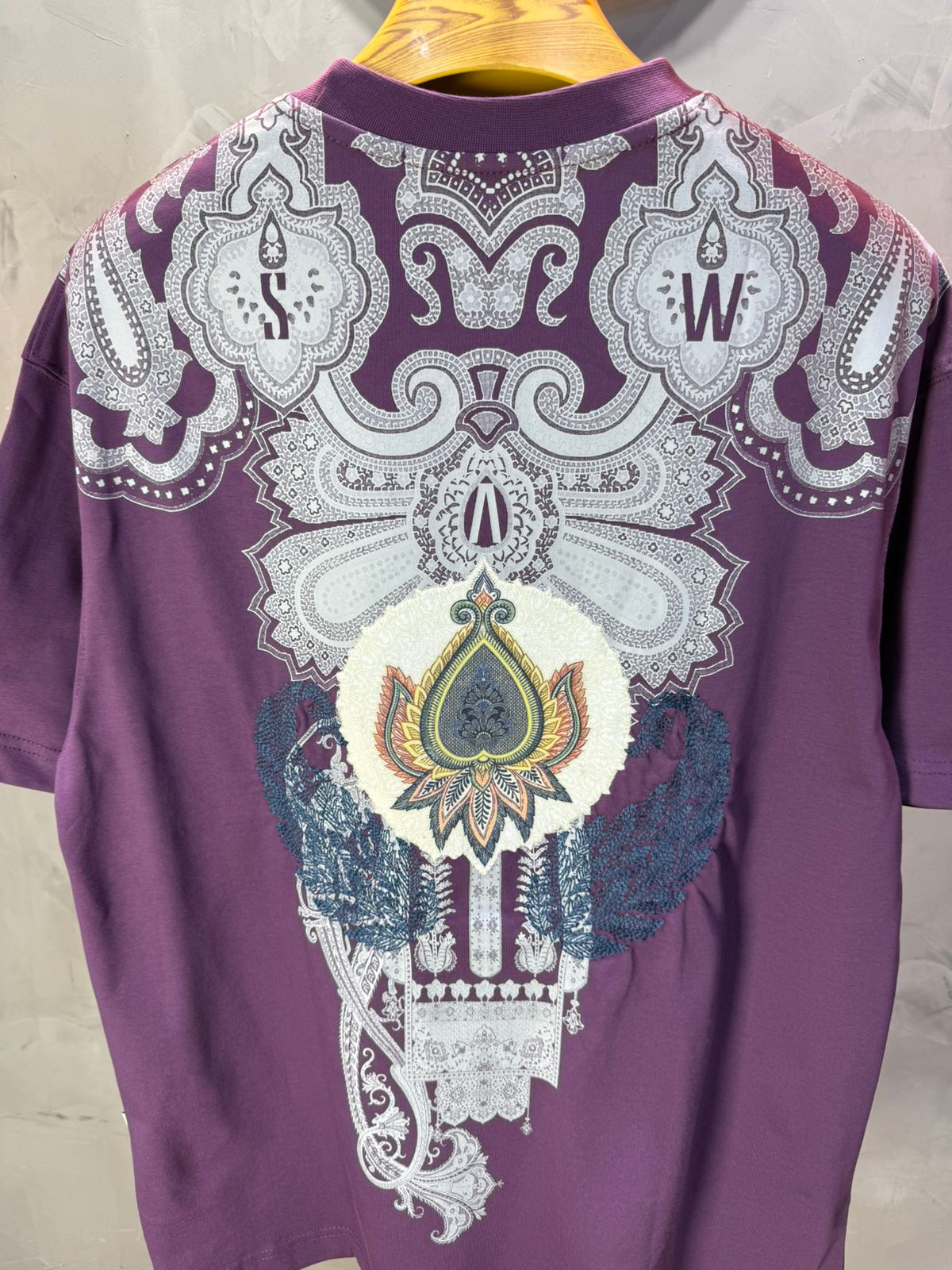 T-Shirt Move Oversize Broderie Paisley Baroque SAW 5112