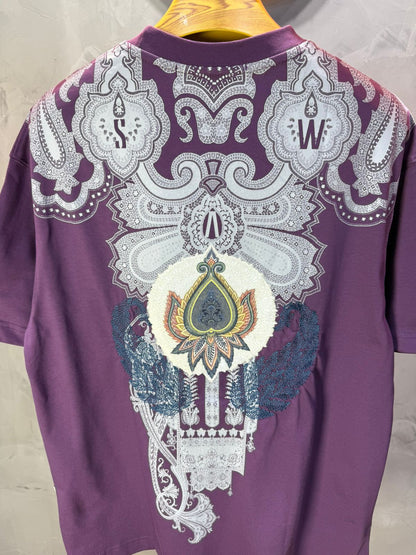 T-Shirt Move Oversize Broderie Paisley Baroque SAW 5112
