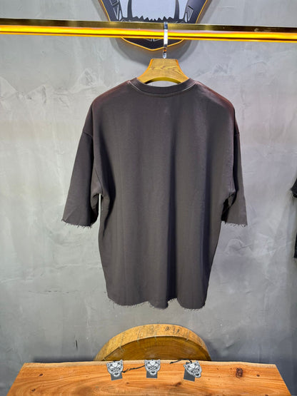 T-Shirt Oversize Brown – Tissu Épais  42