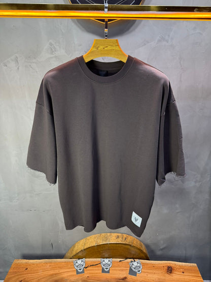 T-Shirt Oversize Brown – Tissu Épais  42