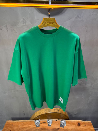 T-Shirt Oversize Green – Tissu Épais  42
