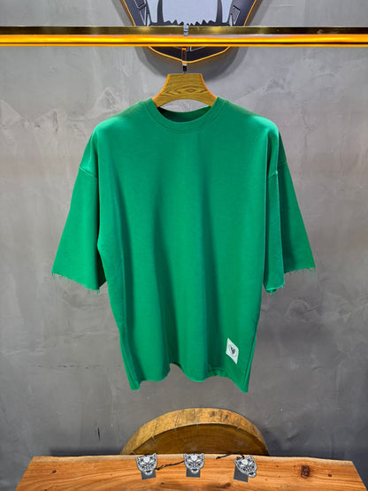 T-Shirt Oversize Green – Tissu Épais  42
