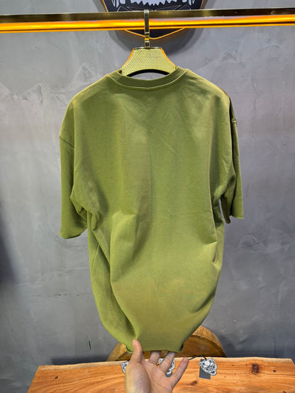 T-Shirt Oversize khaki – Tissu Épais  42