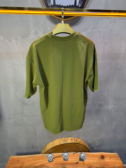 T-Shirt Oversize khaki – Tissu Épais  42