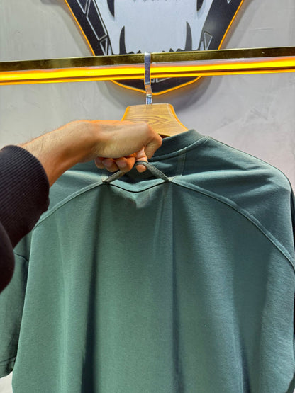 T-Shirt Oversize vert – Poche Denim AJ6368 - ZG PREMIUM