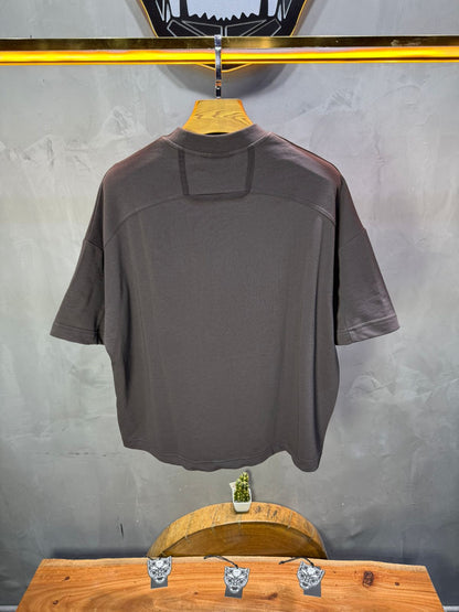 T-Shirt Oversize brown – Poche Denim AJ6368 - ZG PREMIUM