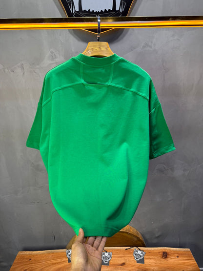 T-Shirt Oversize vert – Poche Denim AJ6368 - ZG PREMIUM