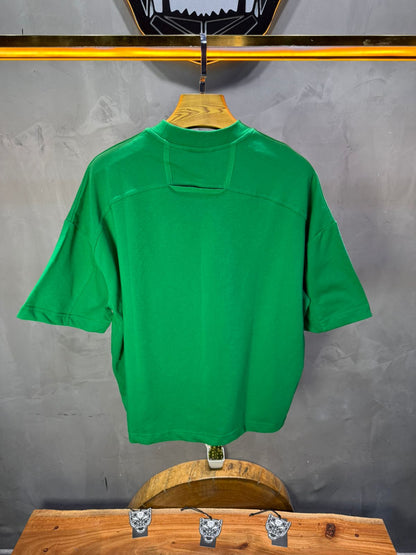 T-Shirt Oversize vert – Poche Denim AJ6368 - ZG PREMIUM