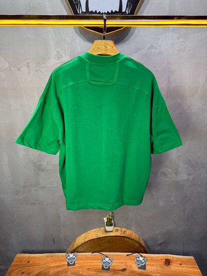T-Shirt Oversize vert – Poche Denim AJ6368 - ZG PREMIUM