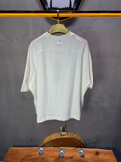 T-Shirt Oversize blanc – Poche Denim AJ6368 - ZG PREMIUM