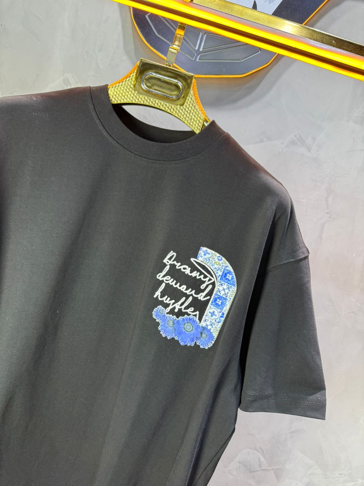 T-shirt Oversize noir – Dreamy Demand Hustler 5103 - ZG PREMIUM