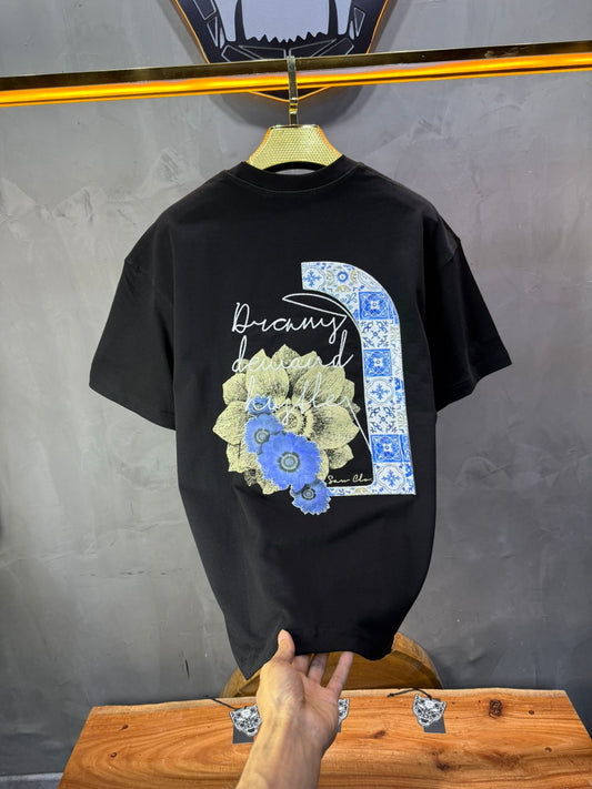 T-shirt Oversize noir – Dreamy Demand Hustler 5103 - ZG PREMIUM