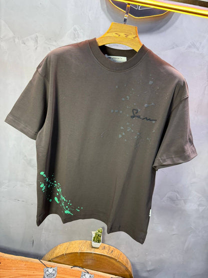 T-shirt Oversize Brown  – Art Gallery 5114