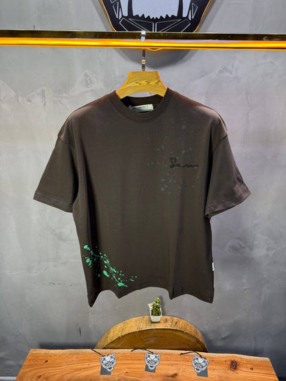 T-shirt Oversize Brown  – Art Gallery 5114