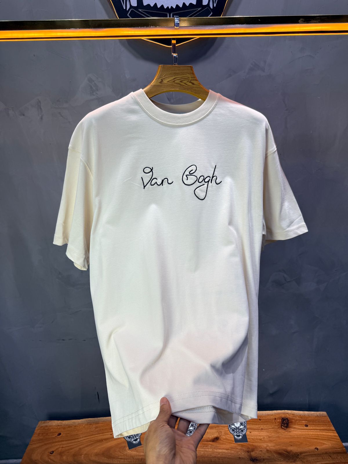 T-Shirt Oversize beige Van Gogh 5060