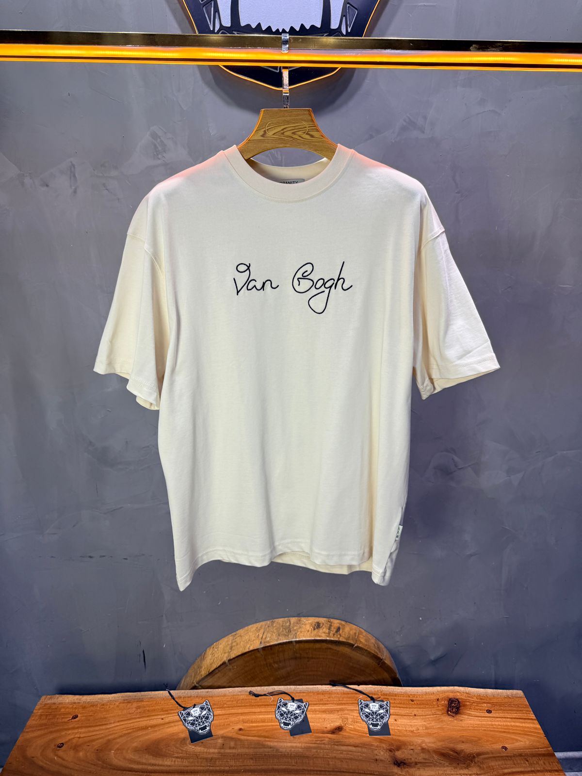 T-Shirt Oversize beige Van Gogh 5060