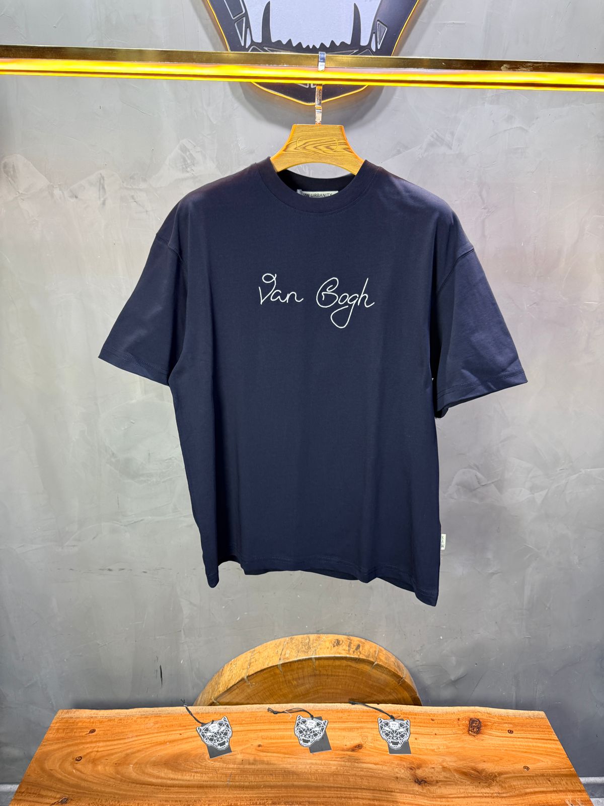 T-Shirt Oversize Navy Van Gogh 5060