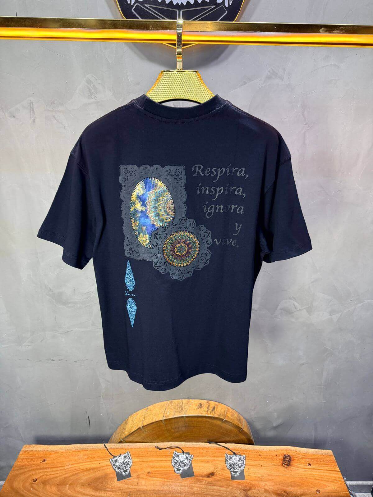 T-Shirt Oversize Navy Blue 5098