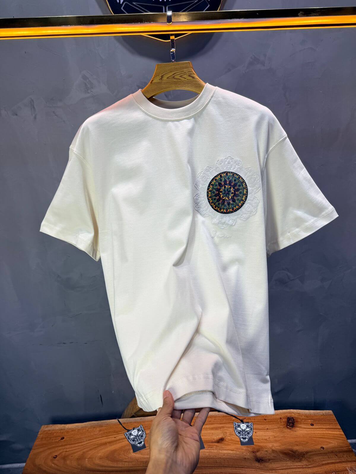 T-Shirt Oversize Beige 5098