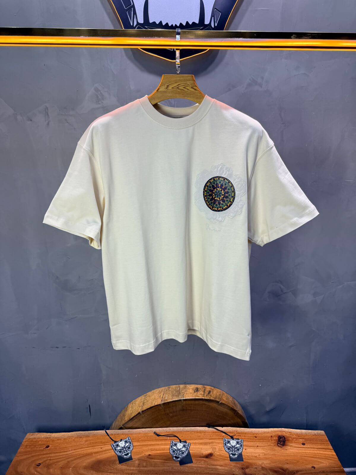 T-Shirt Oversize Beige 5098