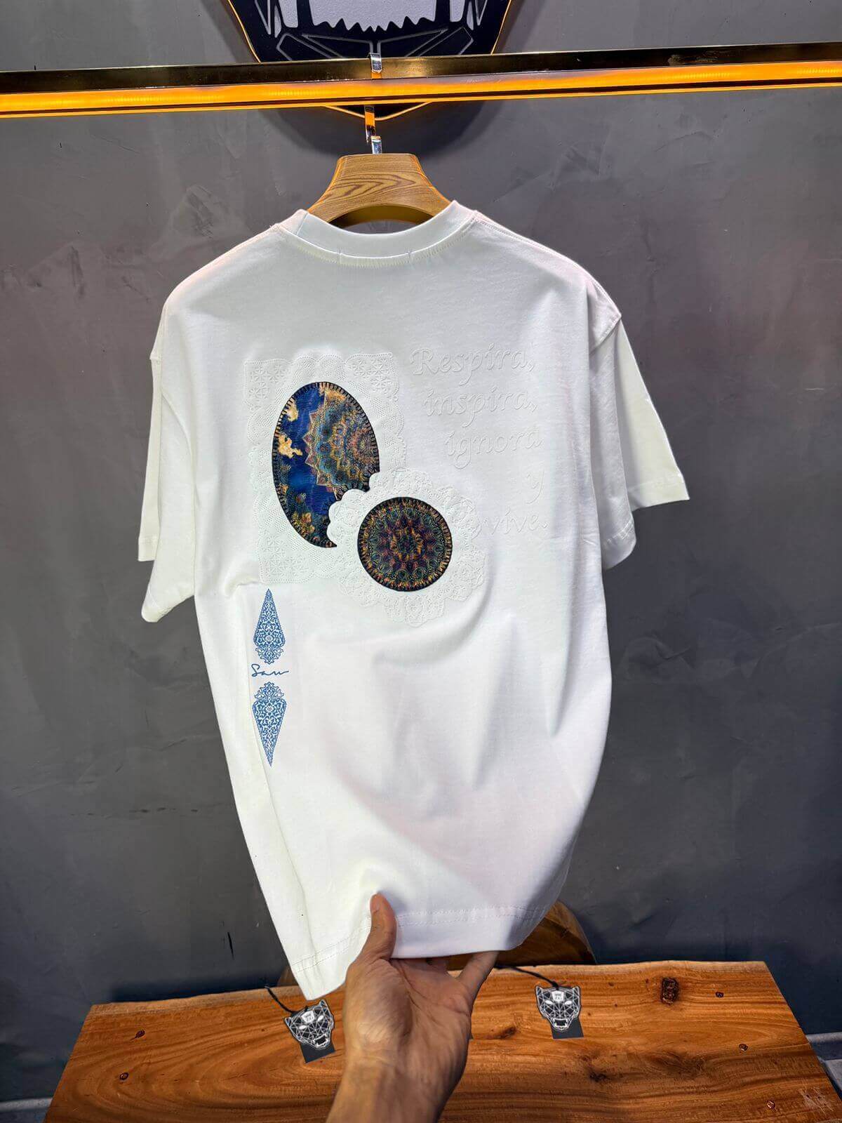 T-Shirt Oversize Blanc 5098
