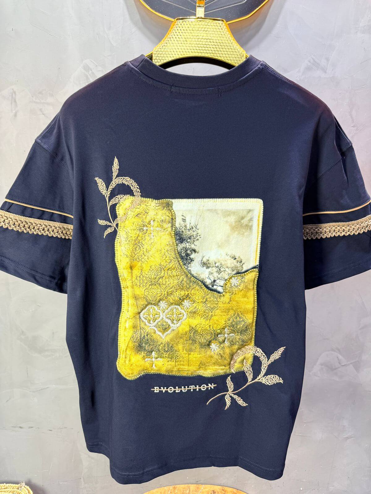 T-Shirt Navy Blue Bvolution 5072