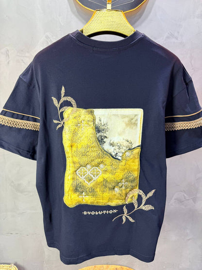 T-Shirt Navy Blue Bvolution 5072