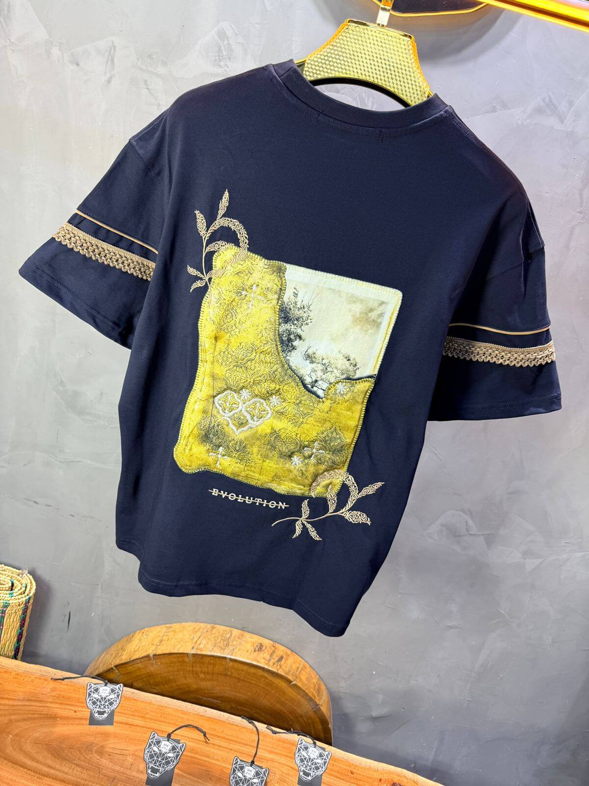 T-Shirt Navy Blue Bvolution 5072