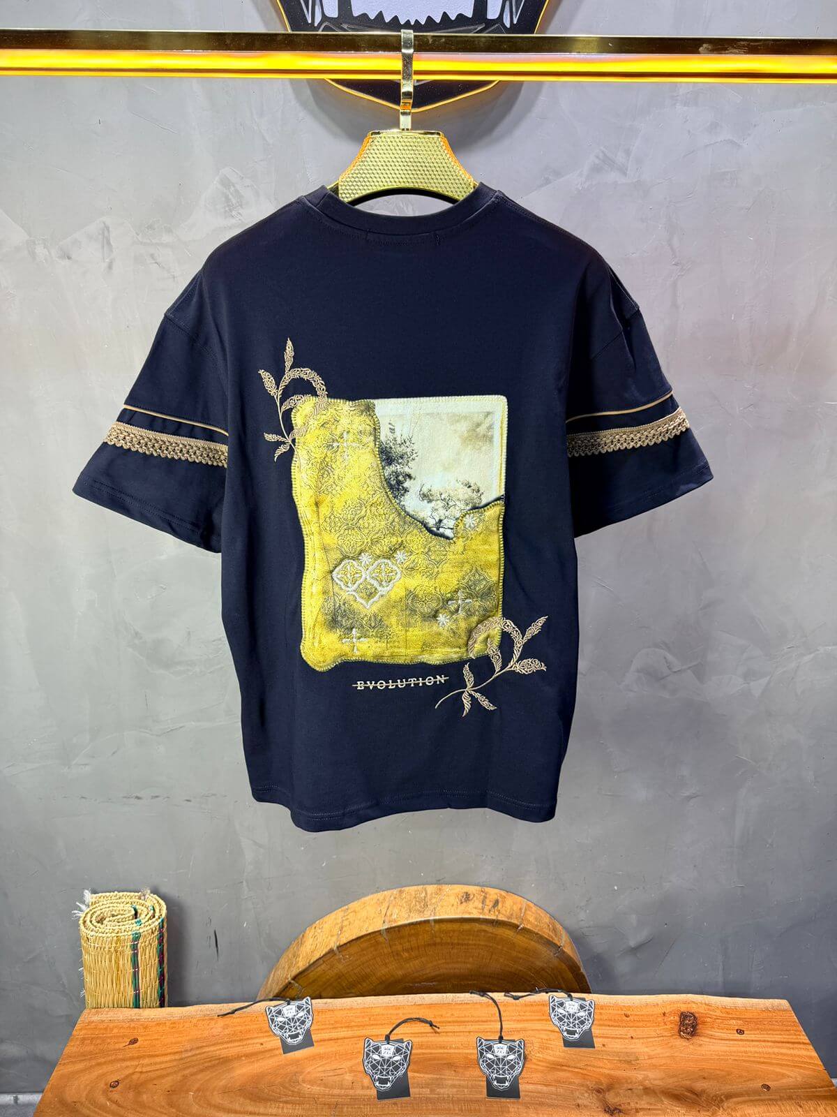 T-Shirt Navy Blue Bvolution 5072