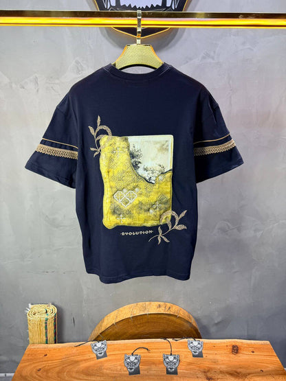 T-Shirt Navy Blue Bvolution 5072