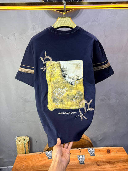T-Shirt Navy Blue Bvolution 5072