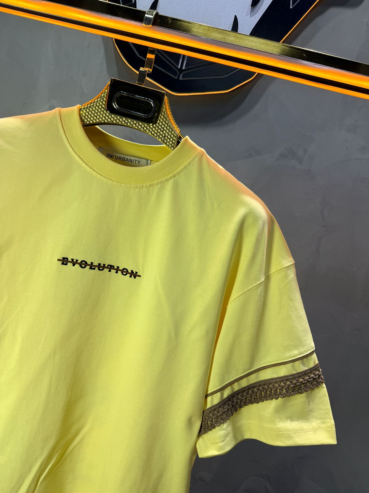 T-Shirt Oversize  yellow Bvolution 5072