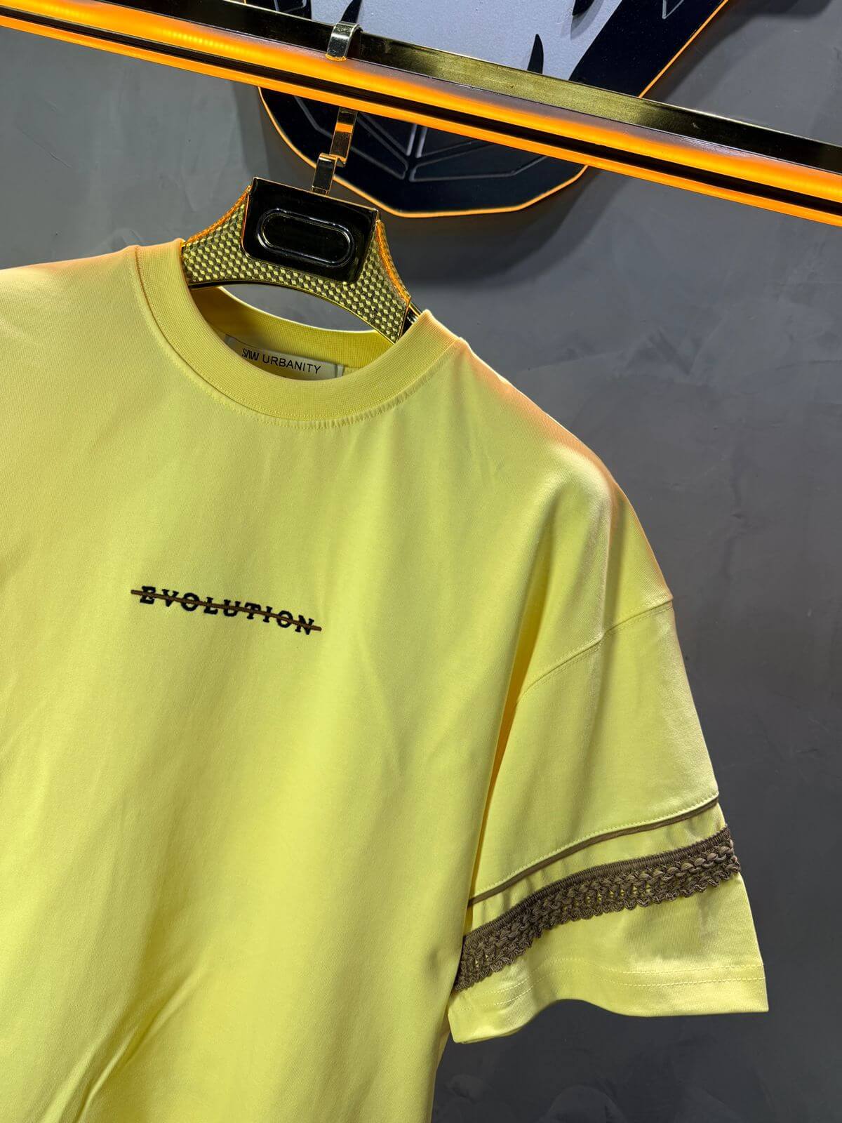 T-Shirt Oversize  yellow Bvolution 5072
