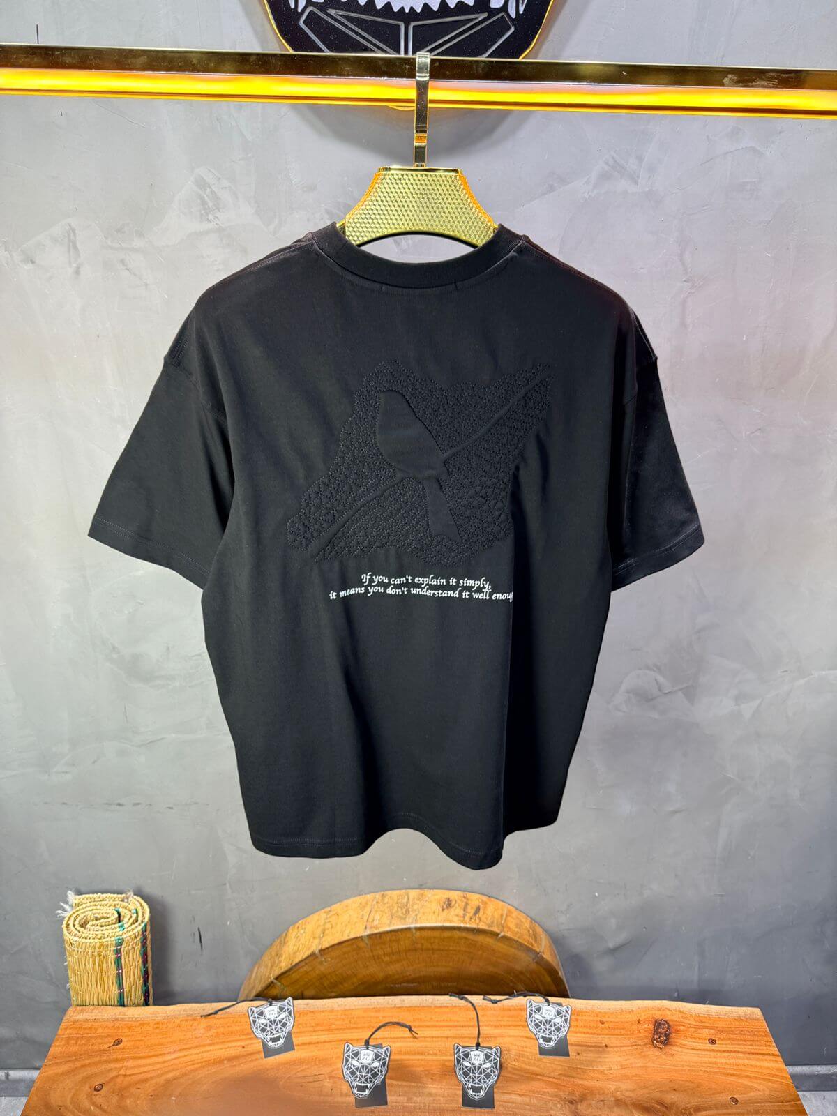 T-Shirt Oversize Noir Urbanity 5128
