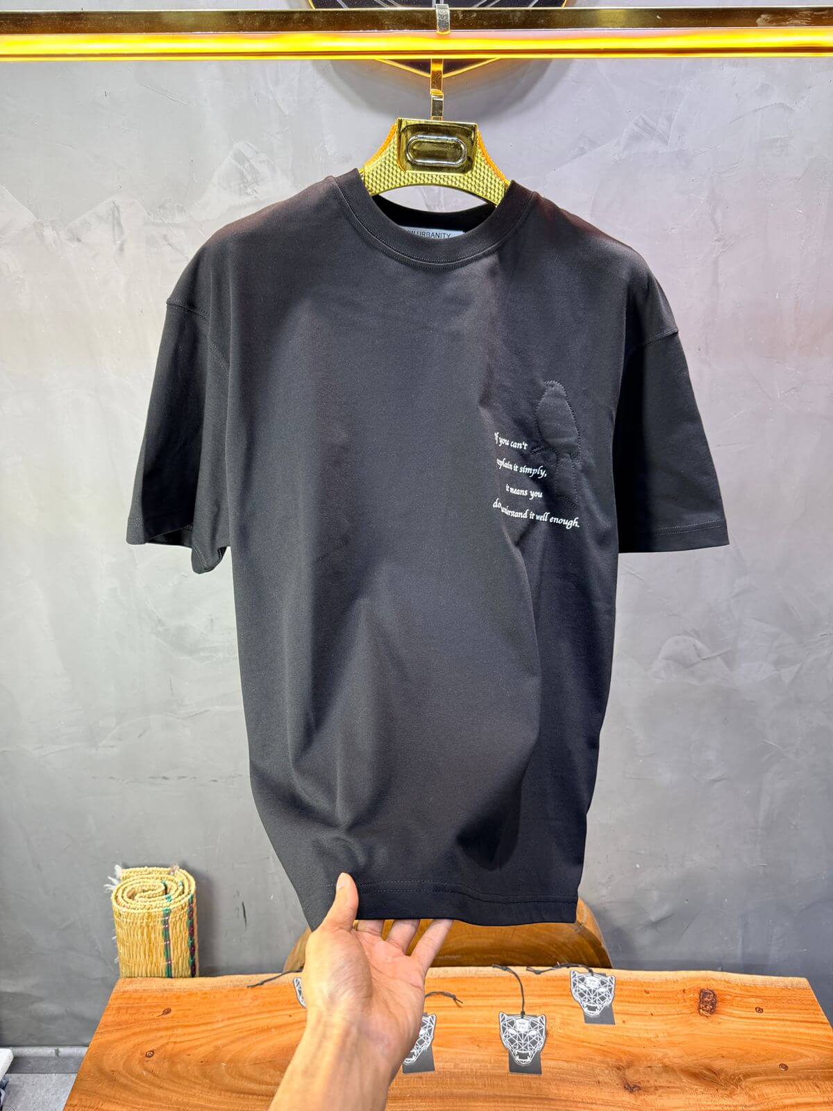 T-Shirt Oversize Noir Urbanity 5128