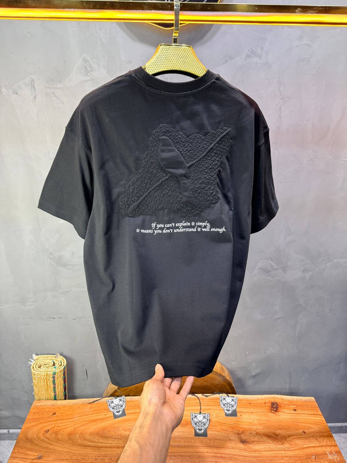 T-Shirt Oversize Noir Urbanity 5128