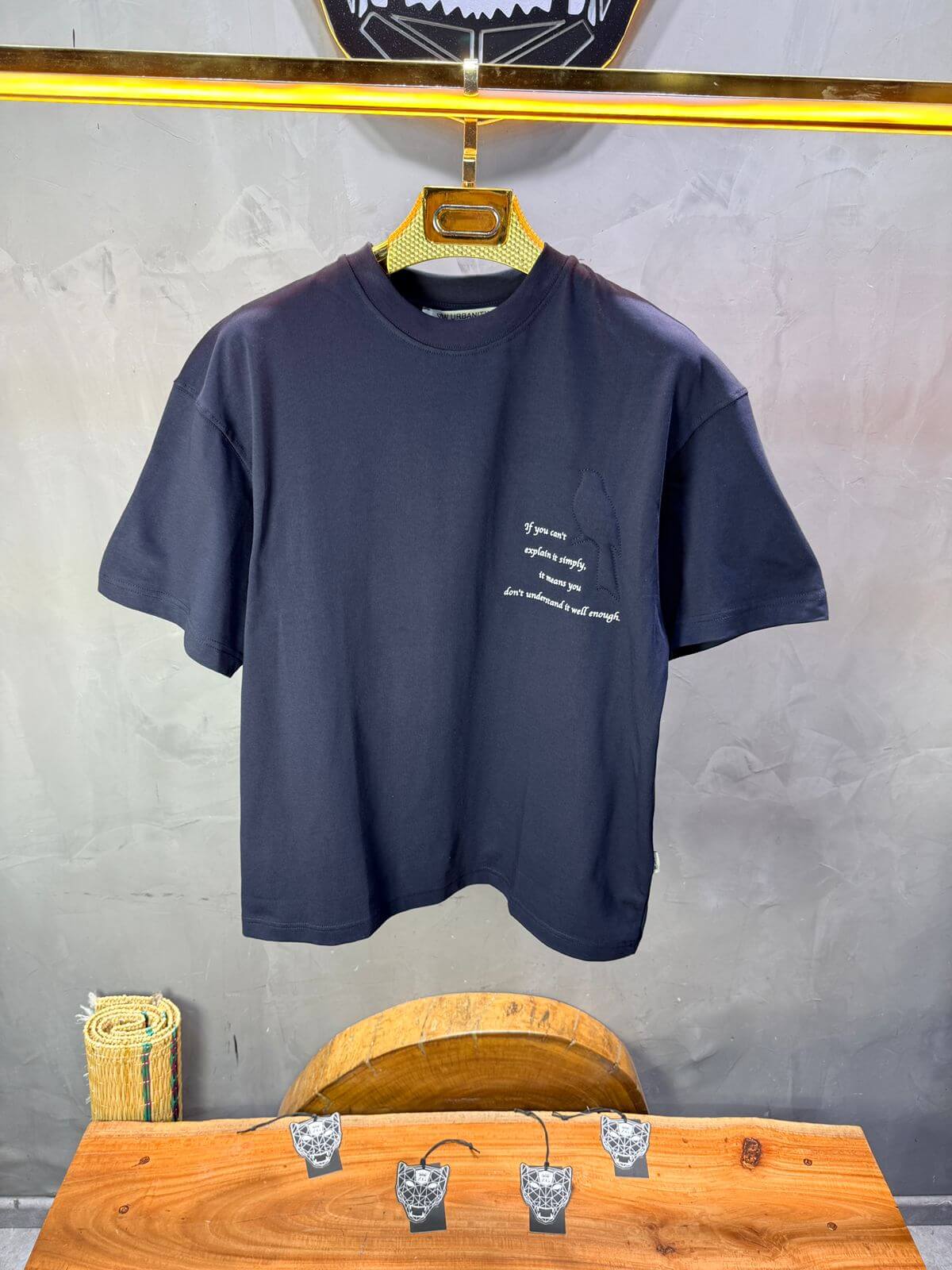 T-Shirt Oversize Navy Blue Urbanity 5128