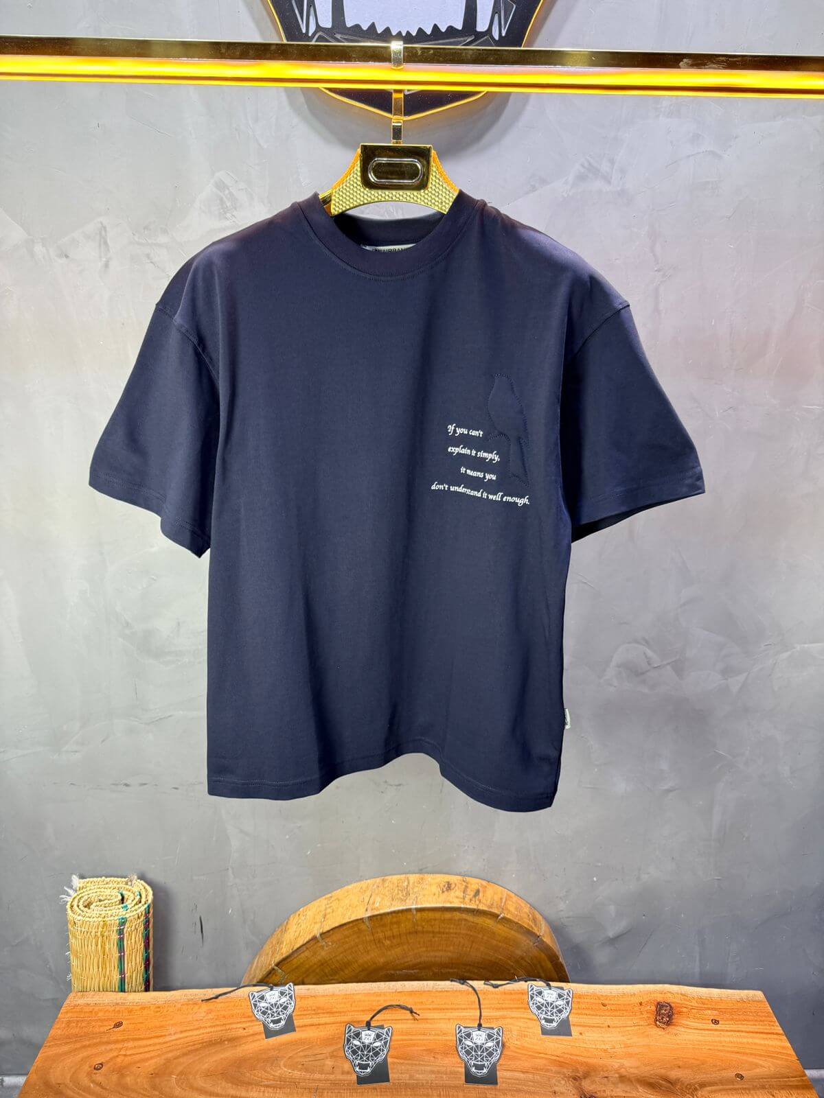T-Shirt Oversize Navy Blue Urbanity 5128