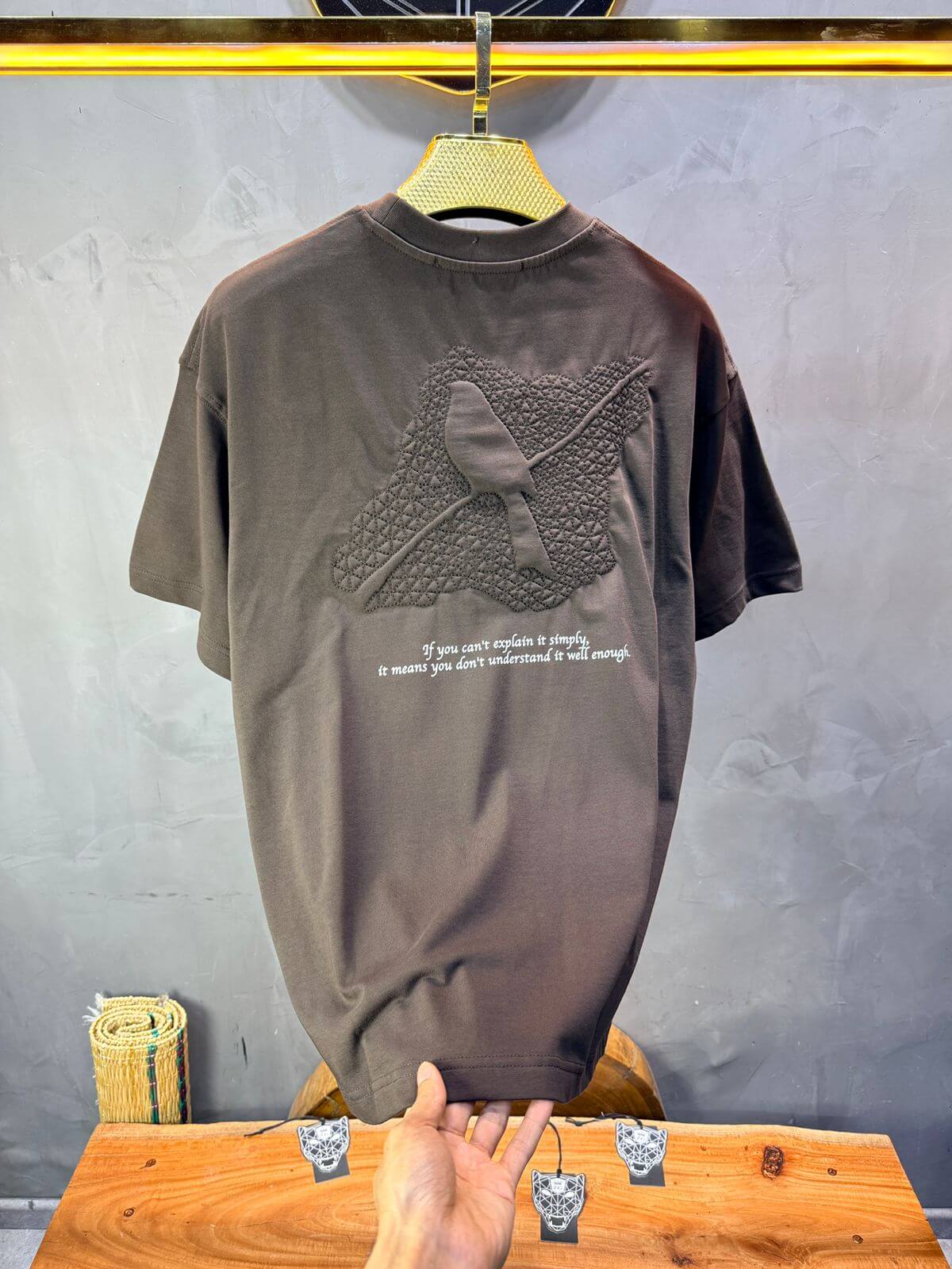 T-Shirt Oversize Brown Urbanity 5128