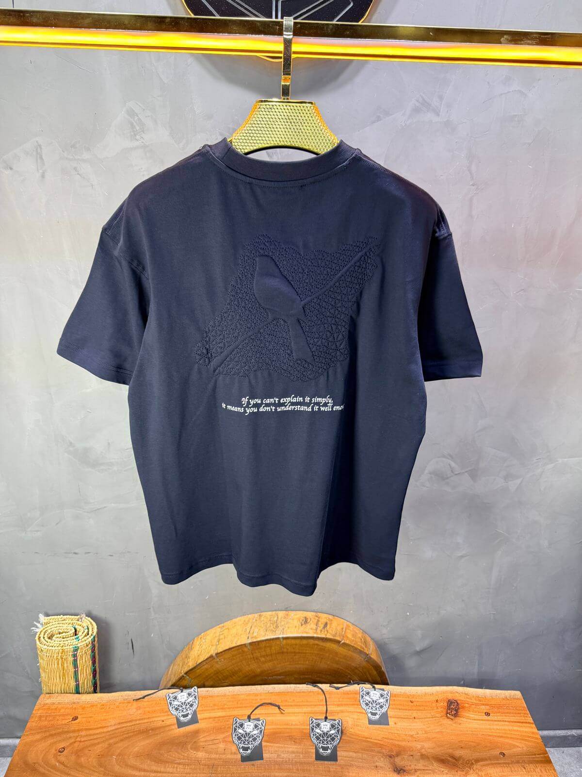 T-Shirt Oversize Navy Blue Urbanity 5128