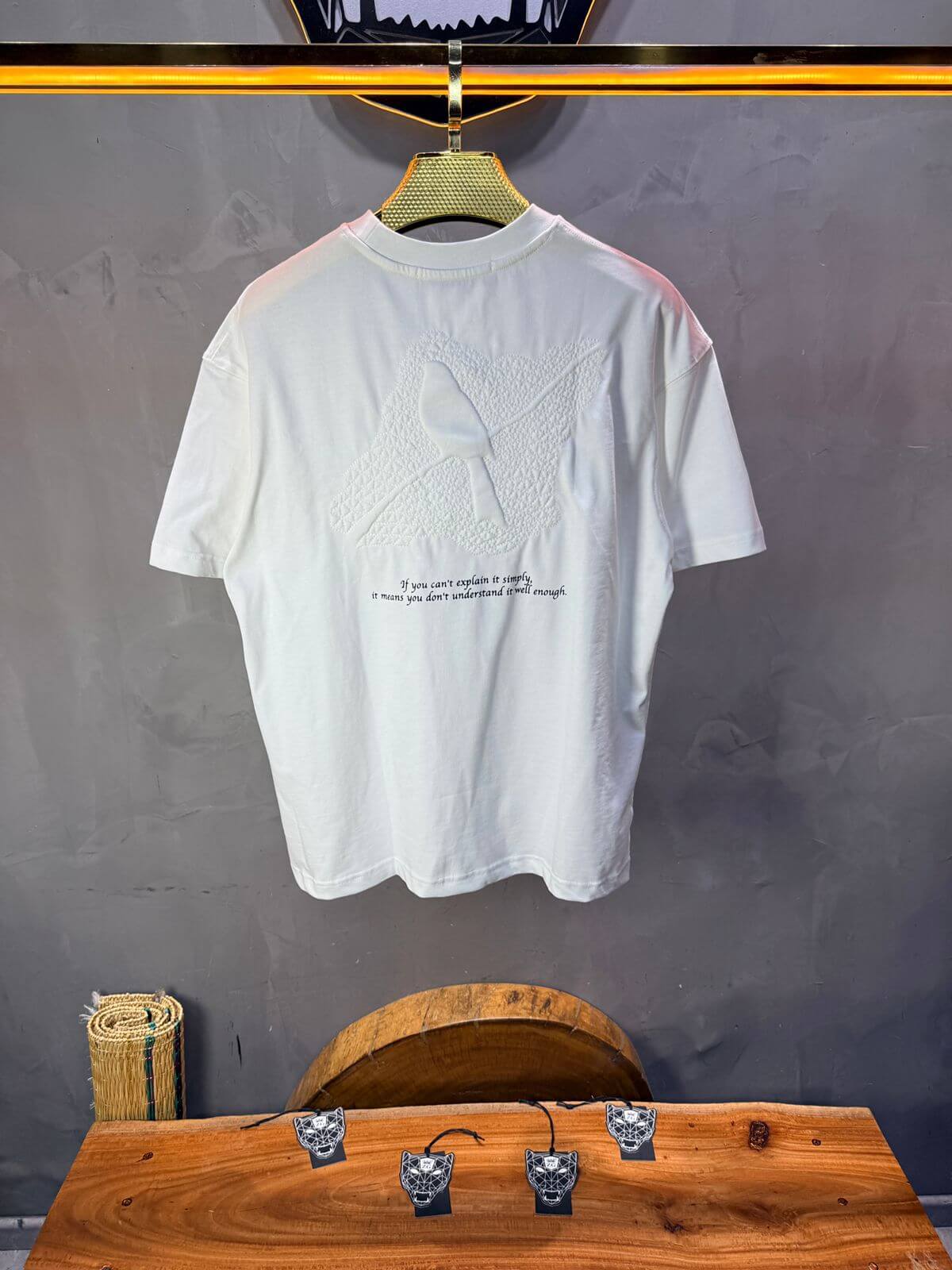 T-Shirt Oversize Blanc Urbanity 5128