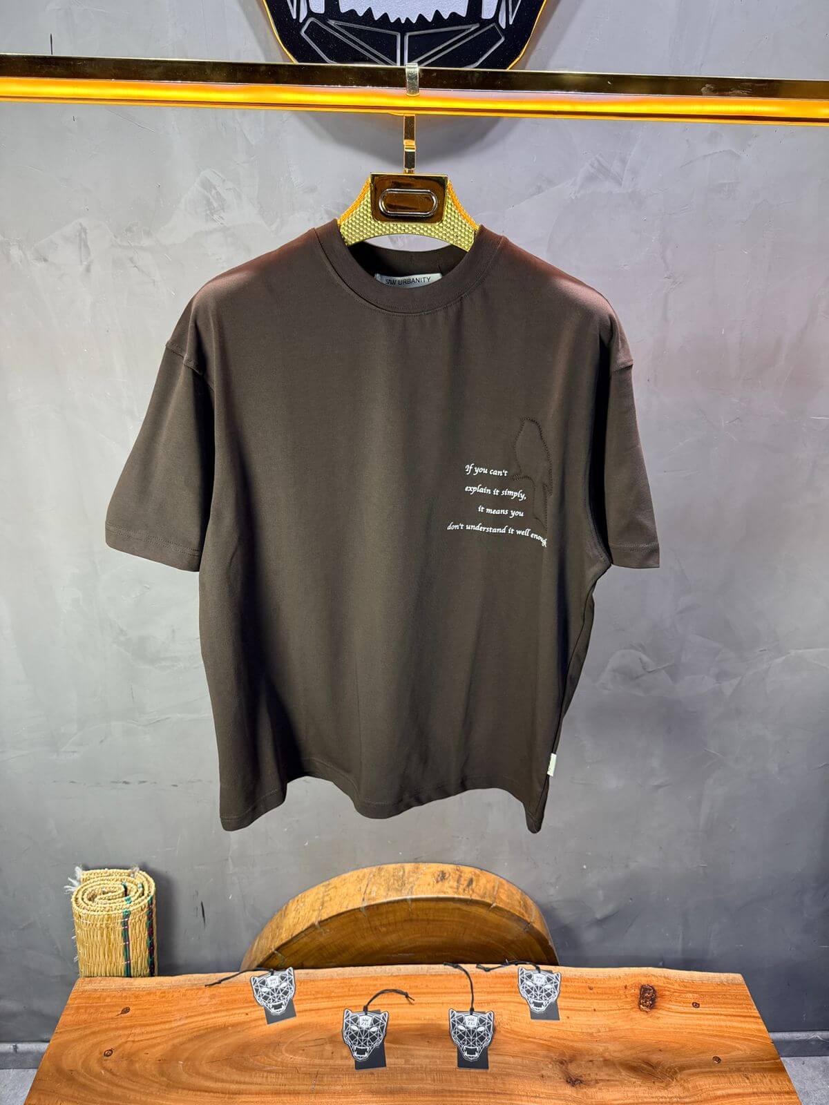 T-Shirt Oversize Brown Urbanity 5128