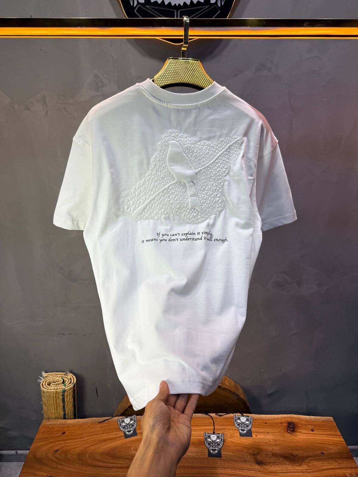 T-Shirt Oversize Blanc Urbanity 5128
