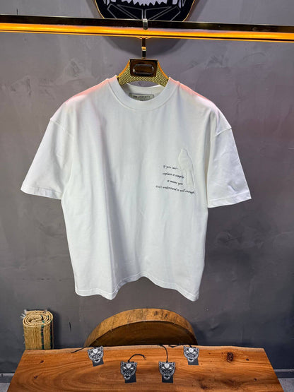 T-Shirt Oversize Blanc Urbanity 5128