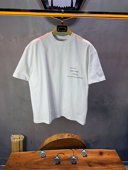T-Shirt Oversize Blanc Urbanity 5128