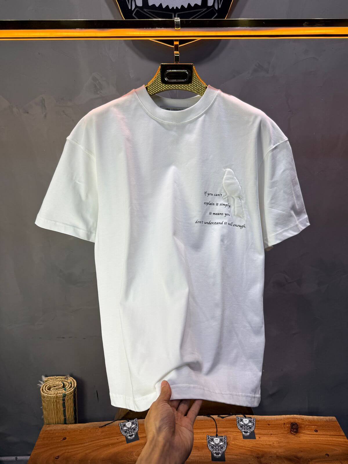 T-Shirt Oversize Blanc Urbanity 5128