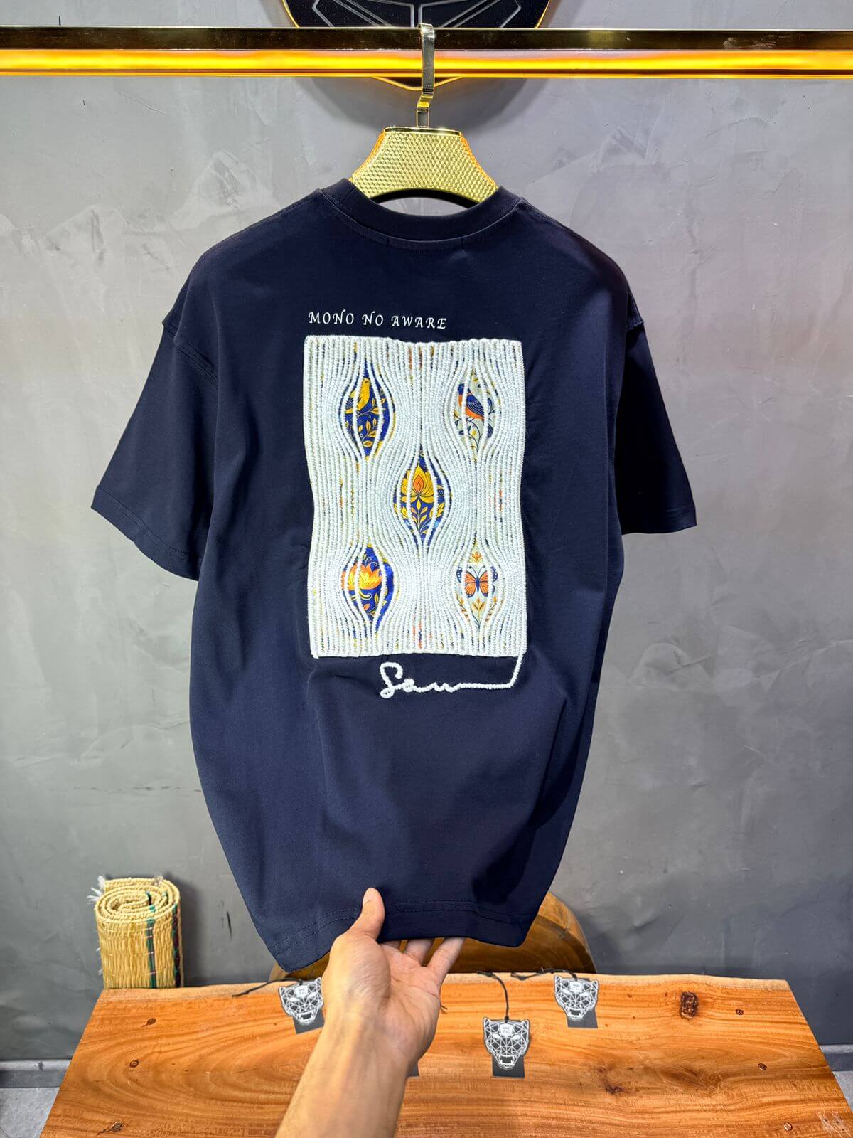 T-Shirt Oversize Navy blue Urbanity 5120